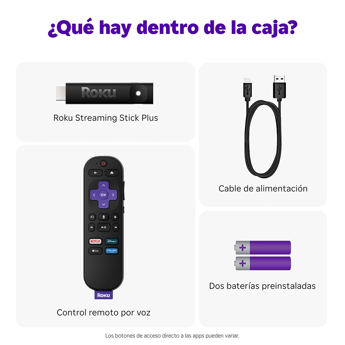 ROKU STREAMING STICK PLUS 2025 - DISPOSITIVO DE STREAMING 4K Y HDR PARA TV - 8