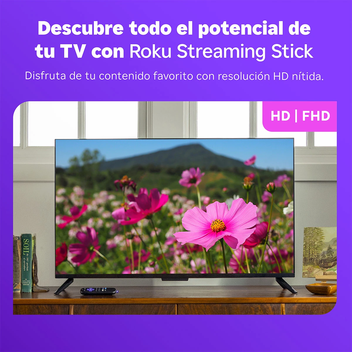 ROKU STREAMING STICK 2025 - DISPOSITIVO DE STREAMING HD PARA TV - 4