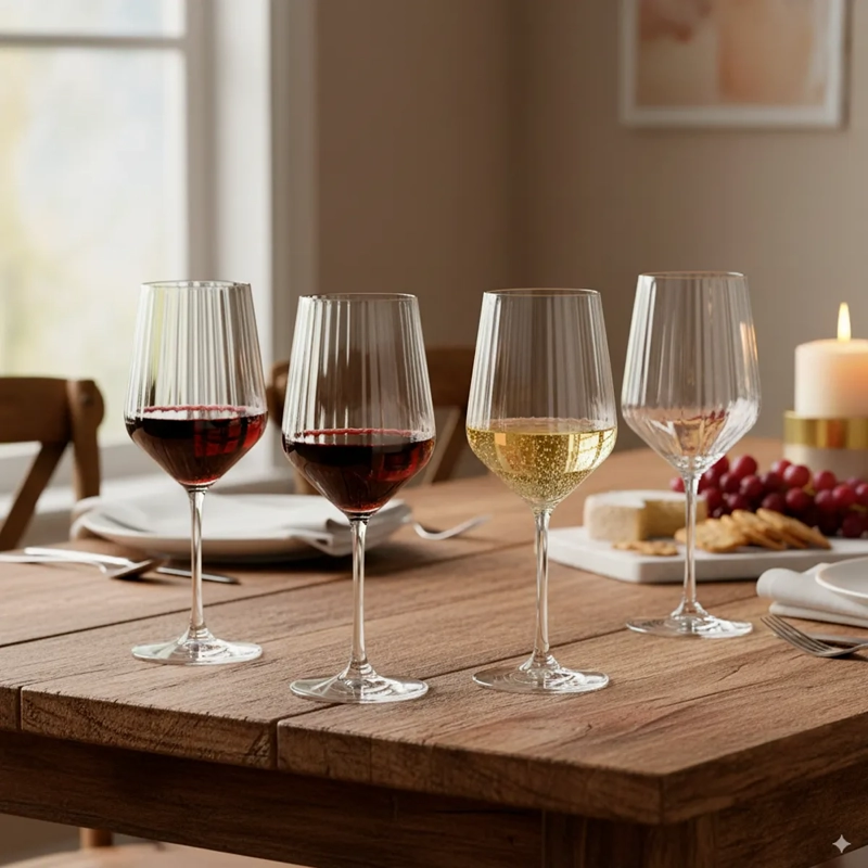 SET 4 COPAS GLASSO ZAPHIRE 500 ML - 6