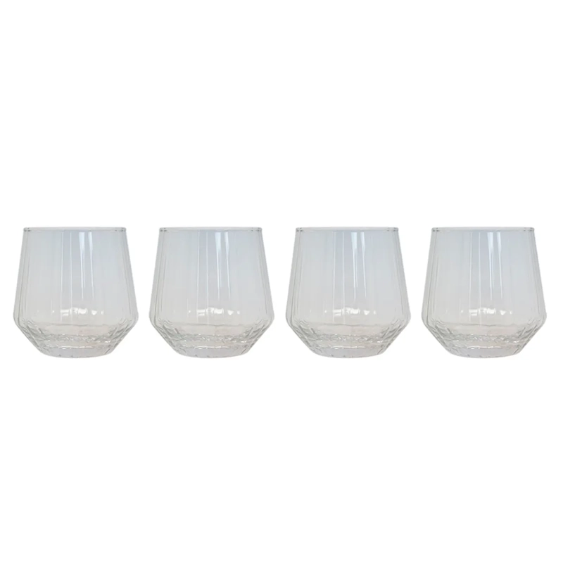 SET 4 VASOS GLASSO ZAPHIRE 370 ML - 1