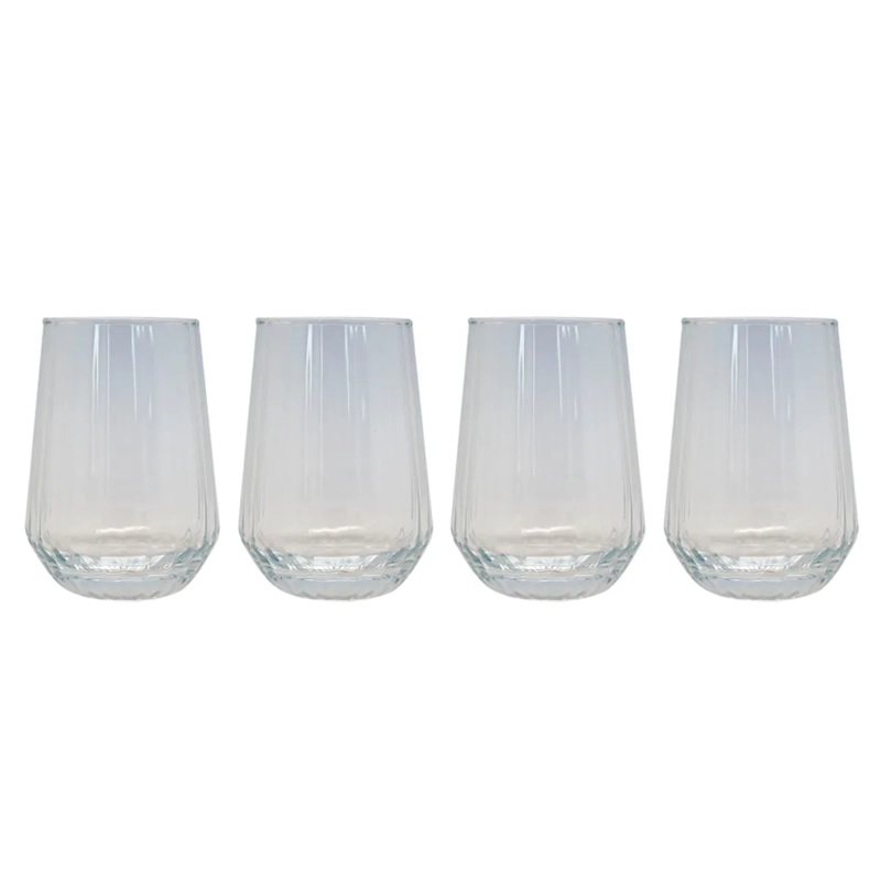 SET 4 VASOS GLASSO ZAPHIRE 410 ML - 1