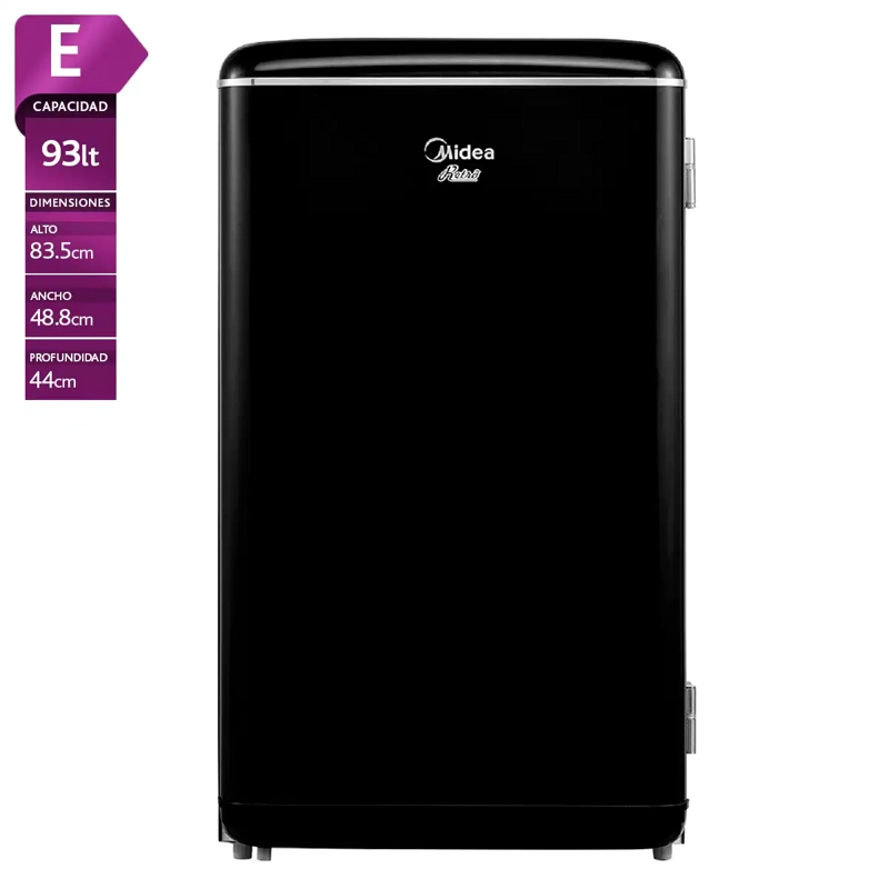 FRIGOBAR MIDEA MDRD142FGE30S 93L FRIO DIRECTO NEGRO - 1