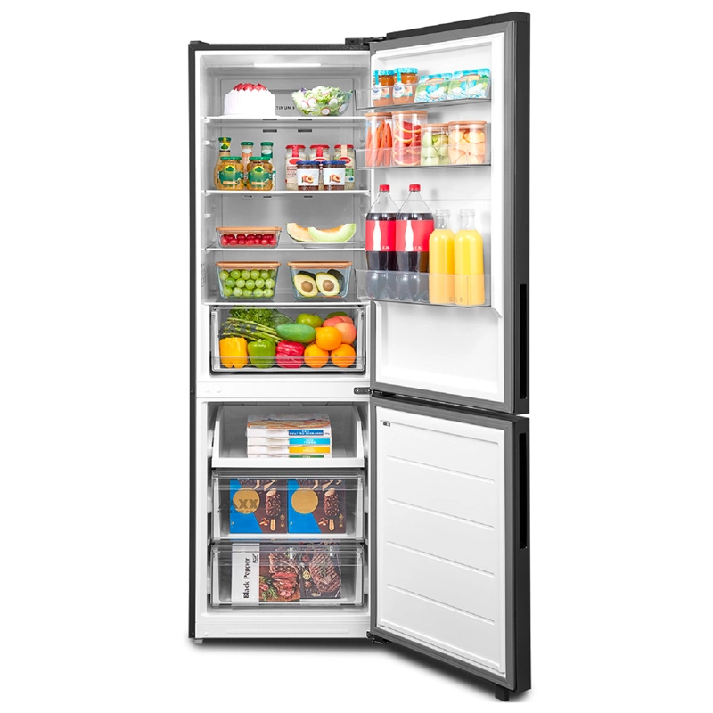 REFRIGERADOR BOTTOM FREEZER MIDEA MDRB548FGEDX 401L NO FROST NEGRO - 5