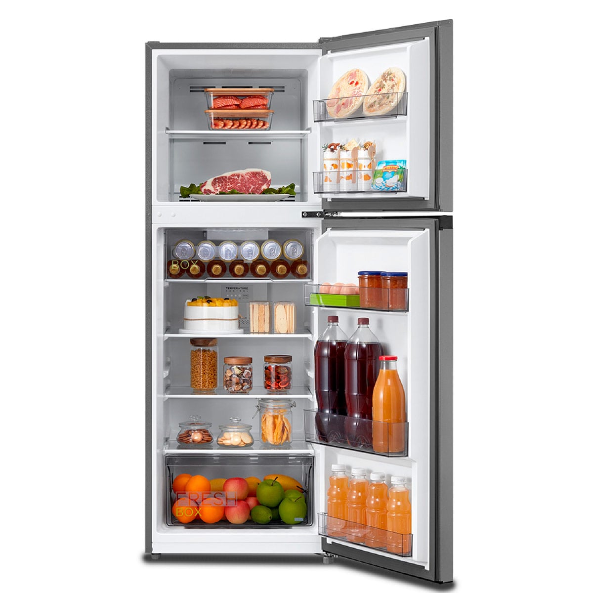 REFRIGERADOR TOP FREEZER MIDEA MDRT346MTF50IN 236L NO FROST GRIS - 5