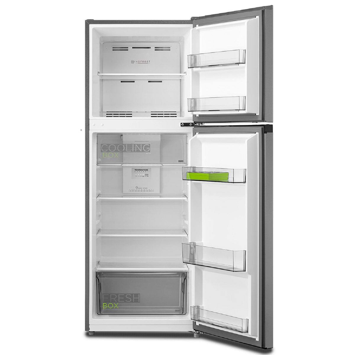 REFRIGERADOR TOP FREEZER MIDEA MDRT385MTE50IN 266L NO FROST GRIS - 4