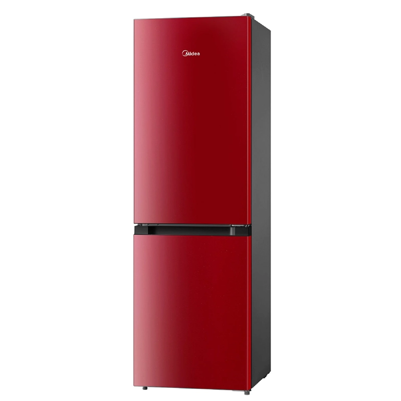 REFRIGERADOR BOTTOM FREEZER MIDEA MDRB241FGE13M 174L FRÍO DIRECTO ROJO - 2