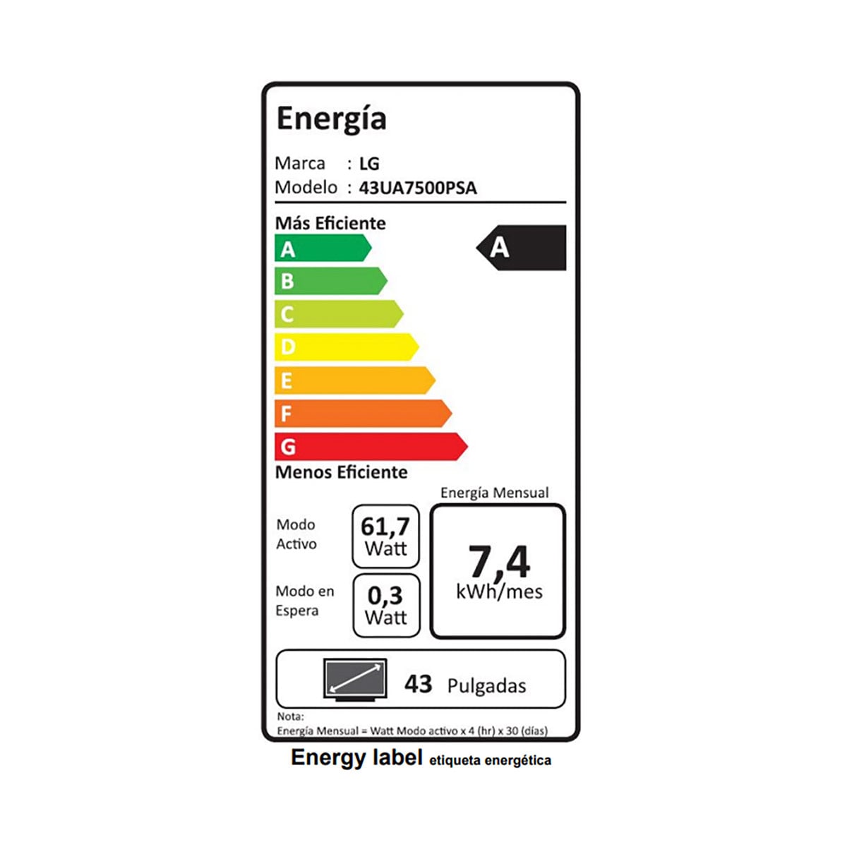 SMART TV LG LED 4K UHD 43” 43UA7500PSA - 11