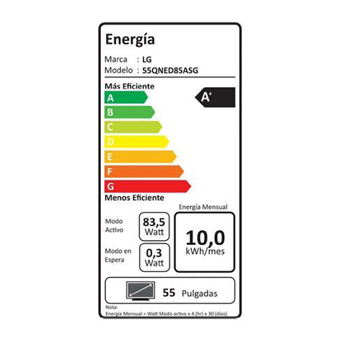 SMART TV LG QNED 4K UHD 55” 55QNED85ASG - 12