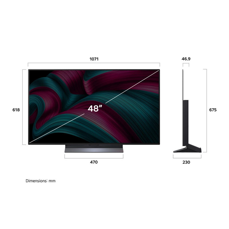 SMART TV LG OLED 4K UHD 48” OLED48C5PSA - 3
