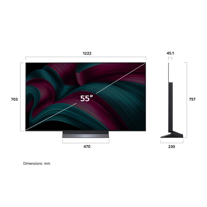 SMART TV LG OLED 4K UHD 55” OLED55C5PSA - 3