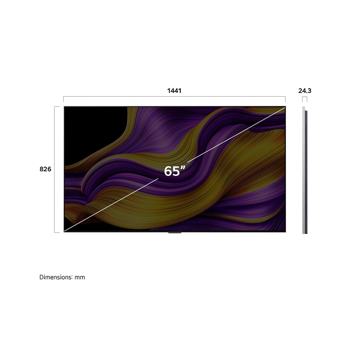 SMART TV LG OLED 4K UHD 65” OLED65G5PSA - 3