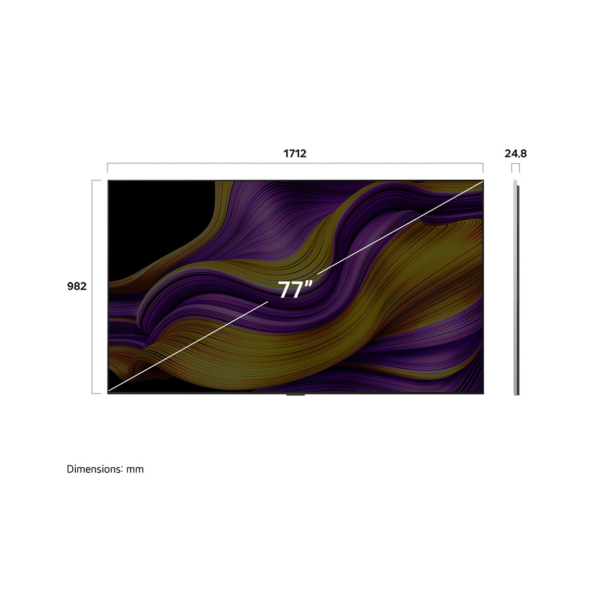 SMART TV LG OLED 4K UHD 77” OLED77G5PSA - 3