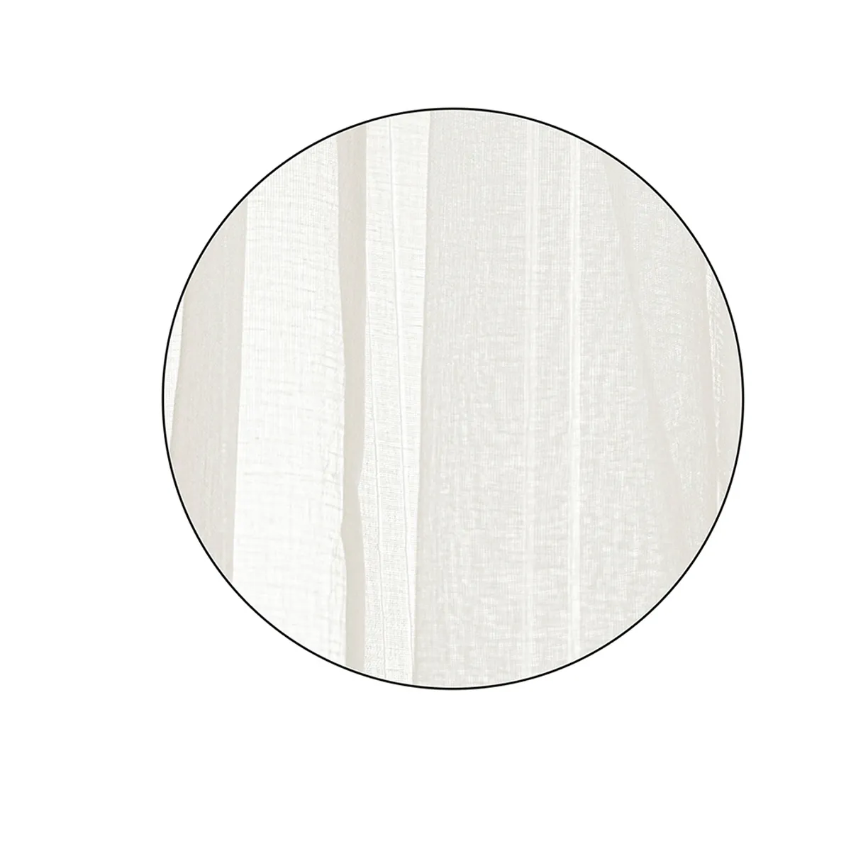 SET CORTINAS VELO DORAL ARGOLLAS DOLLY CRUDO - 2