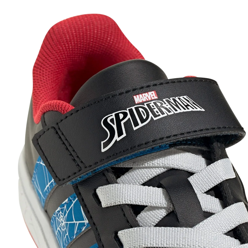 ZAPATILLAS NIÑO ADIDAS CASUALES NEGRO GRAND COURT SPIDER-MAN EL K - 8