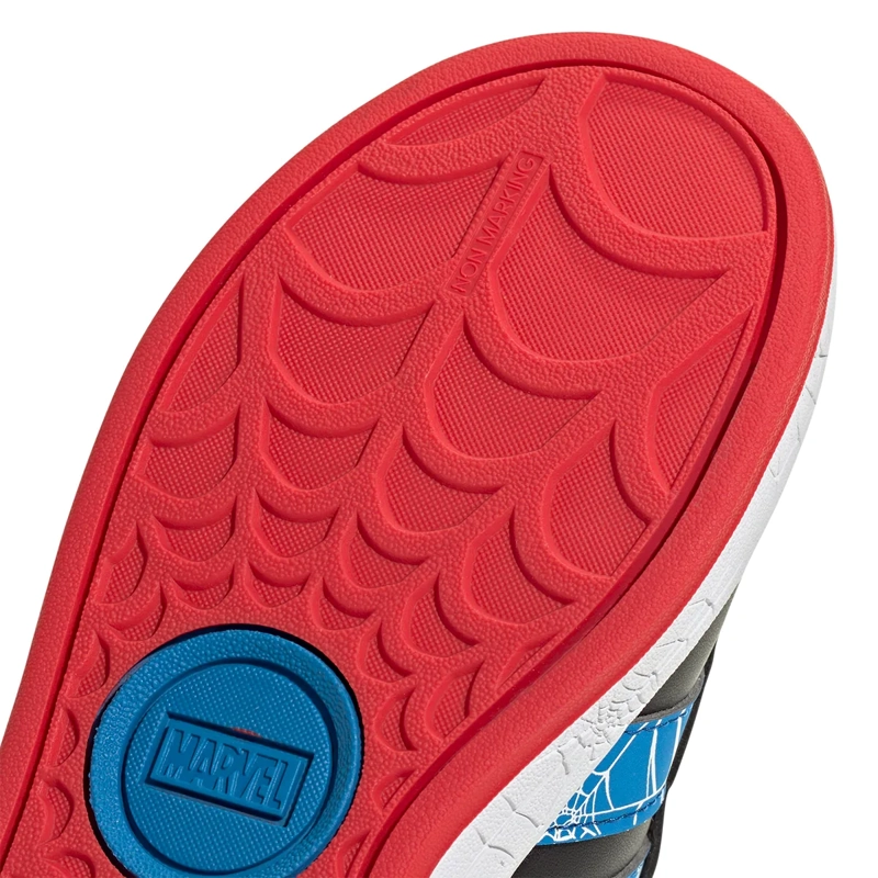 ZAPATILLAS NIÑO ADIDAS CASUALES NEGRO GRAND COURT SPIDER-MAN EL K - 9