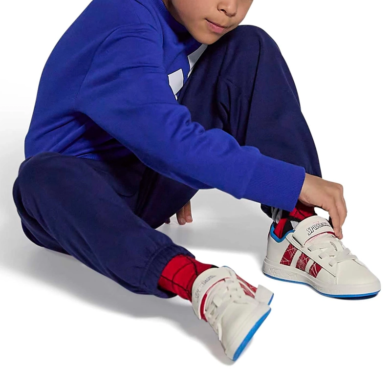 ZAPATILLAS NIÑO ADIDAS CASUALES BLANCO GRAND COURT SPIDER-MAN EL K - 2