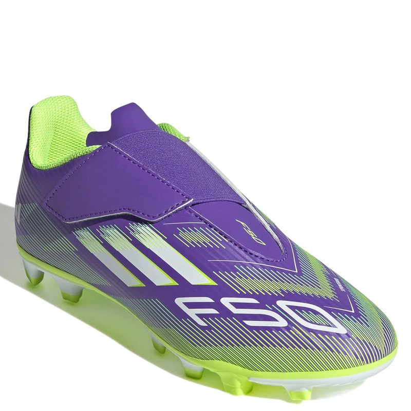 ZAPATILLAS UNISEX INFANTIL ADIDAS FÚTBOL MORADO F50 CLUB VEL FG/MG J - 2
