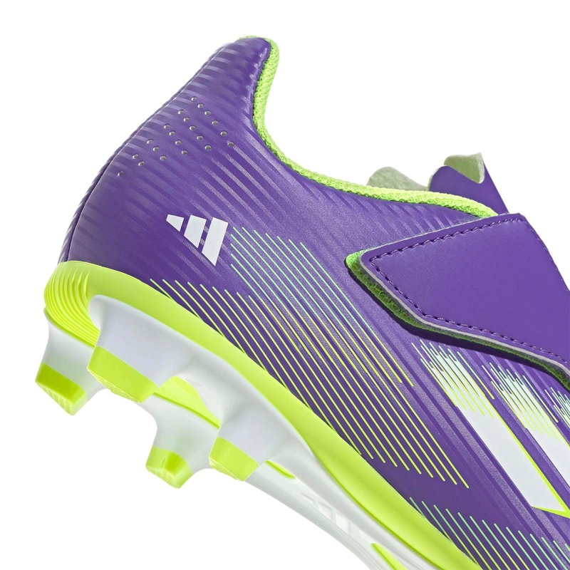 ZAPATILLAS UNISEX INFANTIL ADIDAS FÚTBOL MORADO F50 CLUB VEL FG/MG J - 8