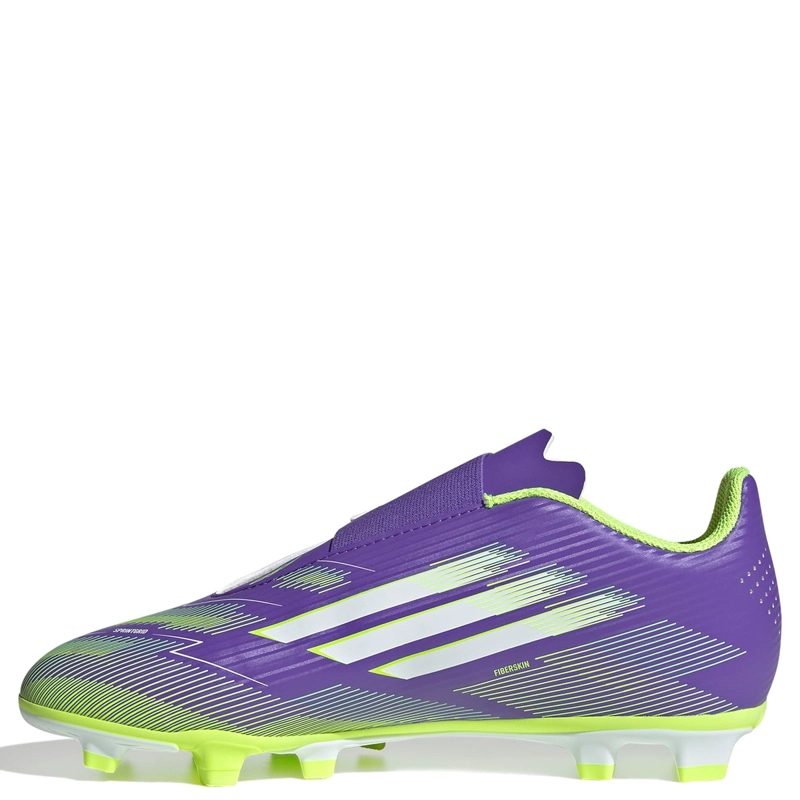 ZAPATILLAS UNISEX INFANTIL ADIDAS FÚTBOL MORADO F50 CLUB VEL FG/MG J - 3