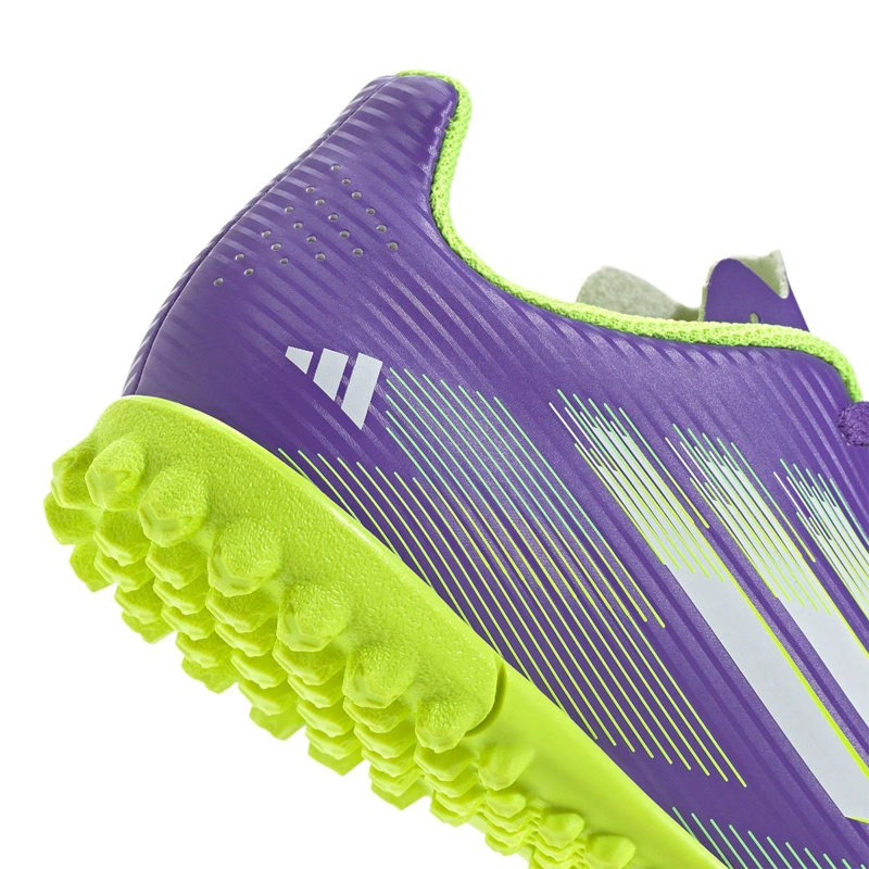 ZAPATILLAS UNISEX INFANTIL ADIDAS FÚTBOL MORADO F50 CLUB TF J - 8