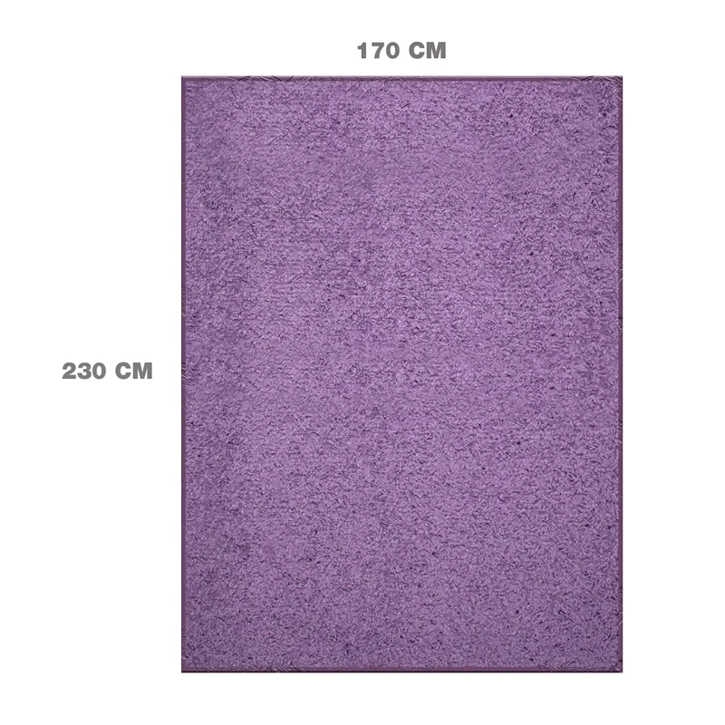 ALFOMBRA DORAL SHAGGY 170X230CM LILA - 4