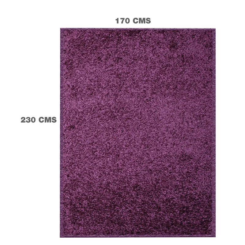 ALFOMBRA DORAL SHAGGY 170X230CM PURPURA - 4