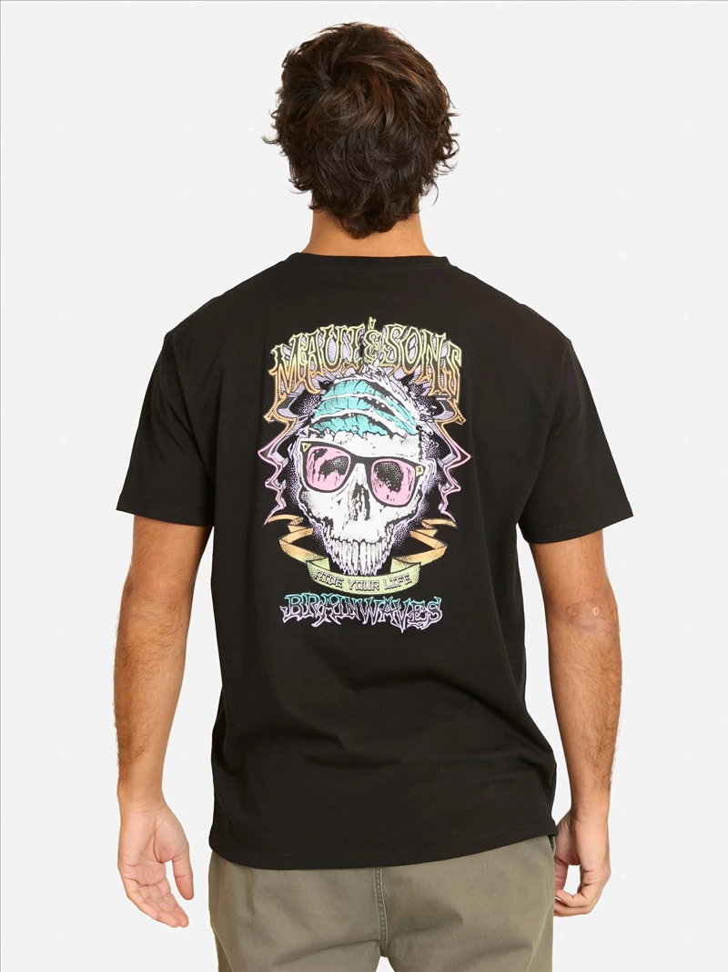 POLERA HOMBRE MAUI AND SONS ALGODÓN MANGA CORTA - 2