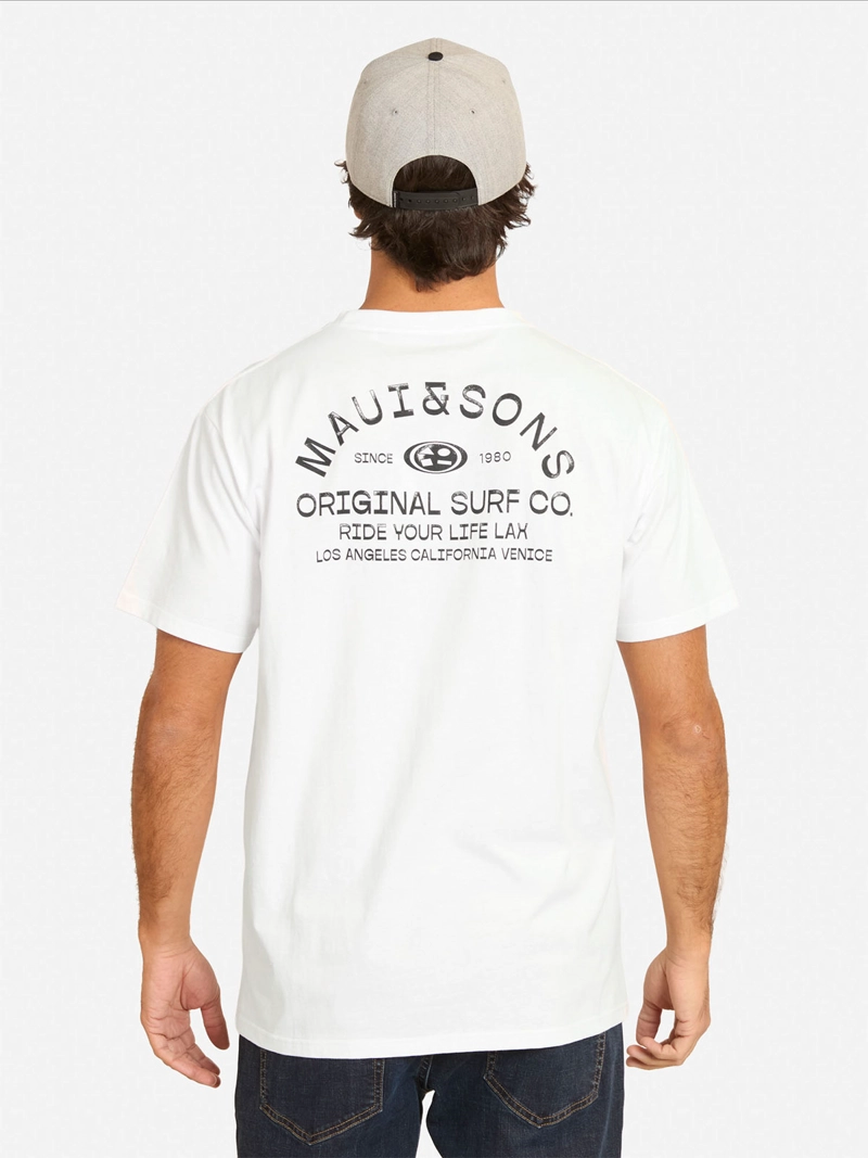 POLERA HOMBRE MAUI AND SONS ALGODÓN MANGA CORTA - 2