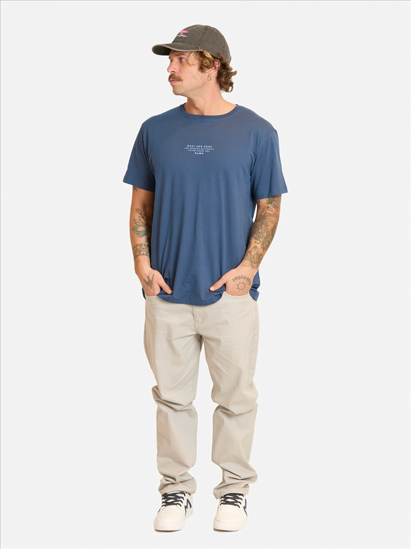 POLERA HOMBRE MAUI AND SONS ALGODÓN MANGA CORTA - 4