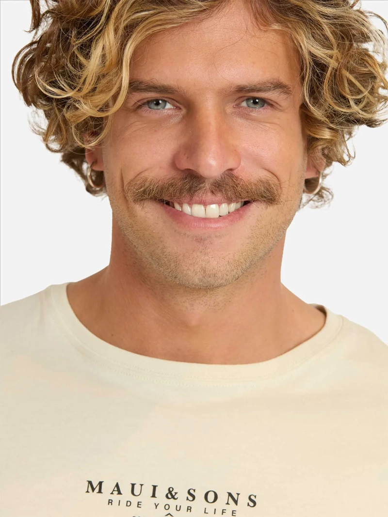 POLERA HOMBRE MAUI & SONS MANGA CORTA ESTILO URBANO - 3
