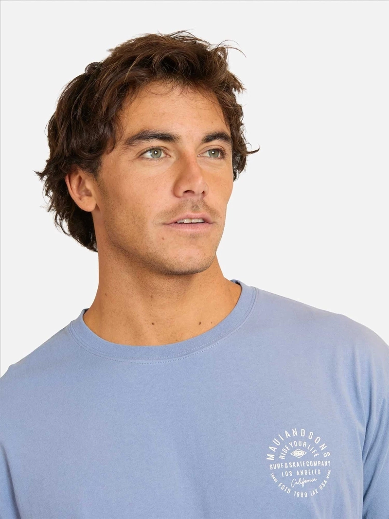 POLERA HOMBRE MAUI AND SONS ALGODÓN MANGA CORTA - 3