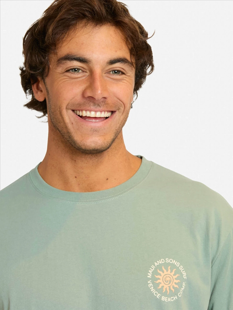 POLERA MANGA CORTA HOMBRE MAUI & SONS 5P176MV - 3