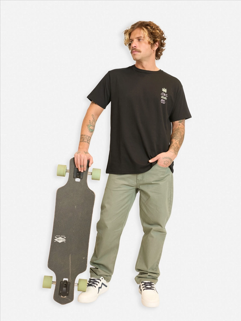 POLERA HOMBRE MAUI AND SONS ALGODÓN MANGA CORTA - 4