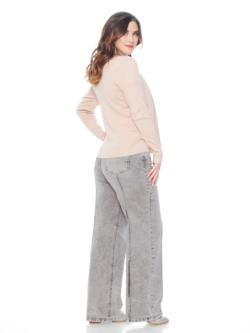 CARDIGAN MUJER WADOS MANGA LARGA CON BOTONES - 3