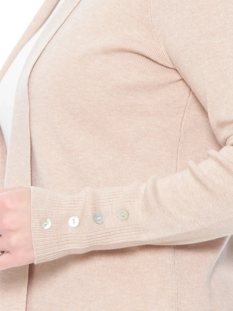 CARDIGAN MUJER WADOS MANGA LARGA CON BOTONES - 7