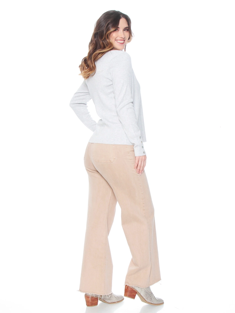 CARDIGAN MUJER WADOS MANGA LARGA CON BOTONES - 3