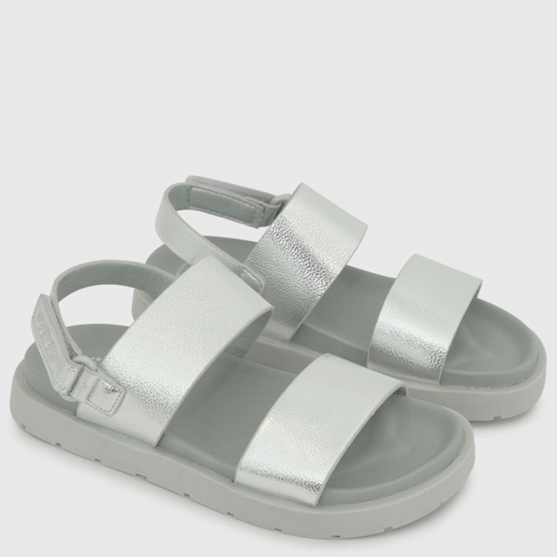 SANDALIAS NIÑA COLLOKY PLATA  K3040P - 2