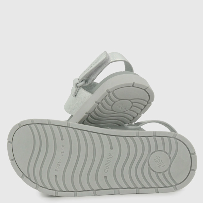 SANDALIAS NIÑA COLLOKY PLATA  K3040P - 3