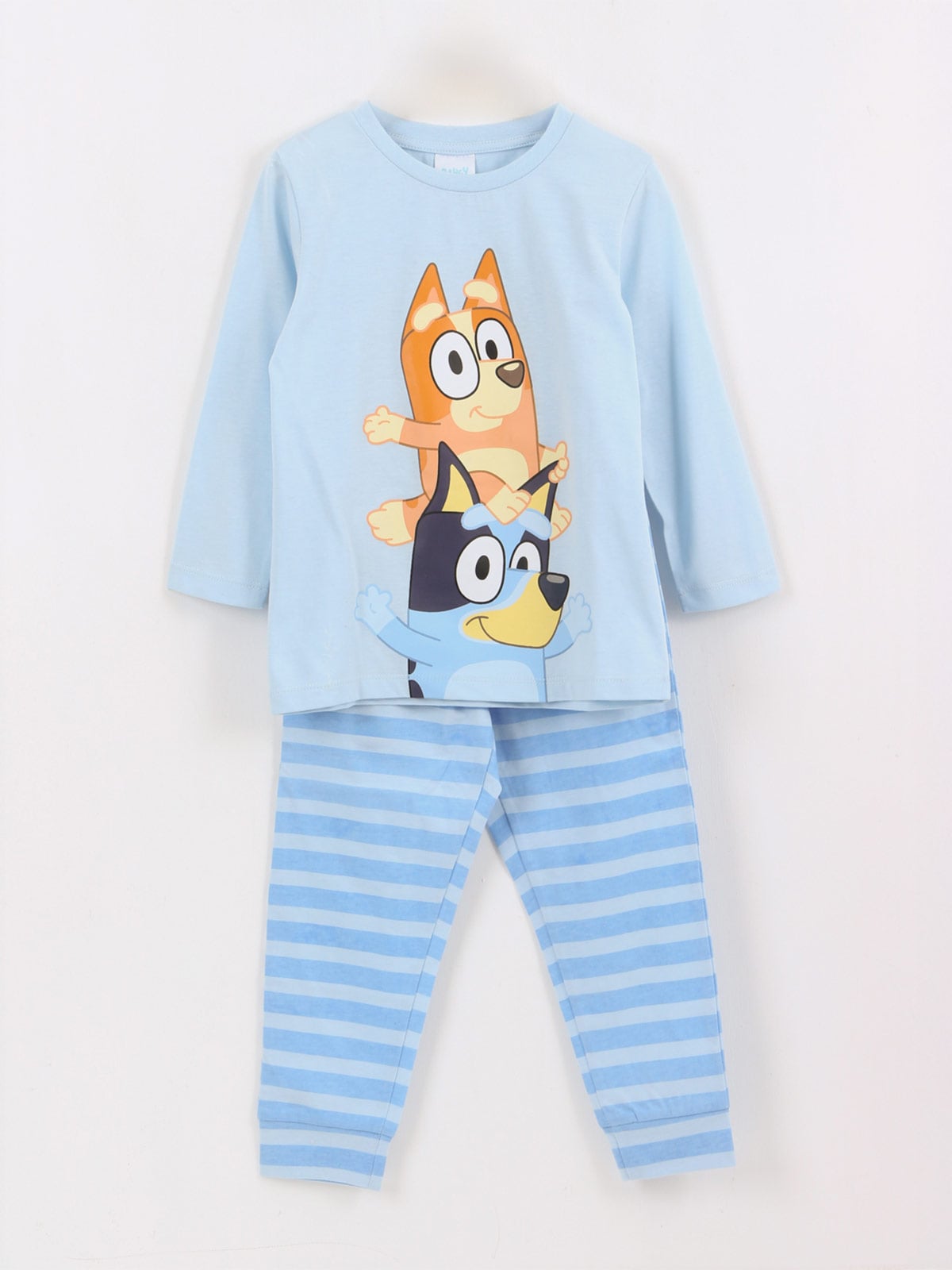 PIJAMA NIÑO BLUEY LARGO CELESTE - 1