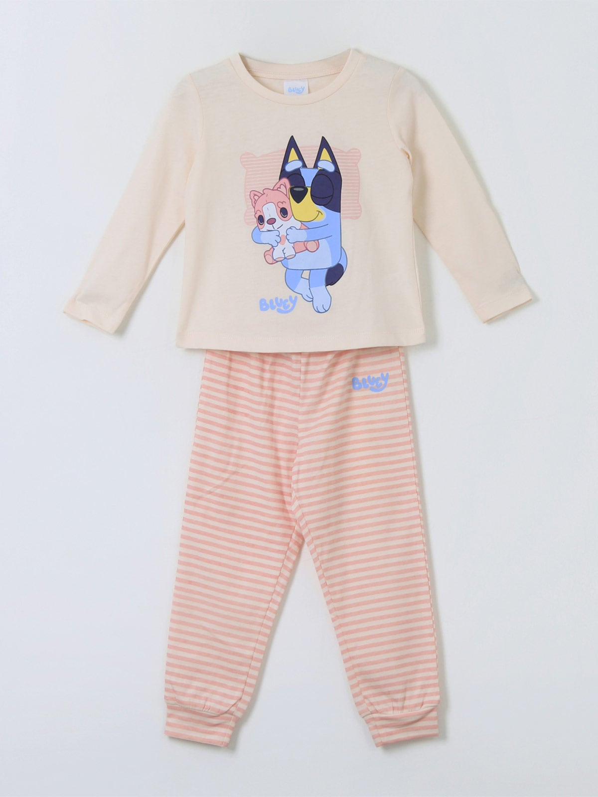 PIJAMA NIÑA BLUEY LARGO CRUDO - 1