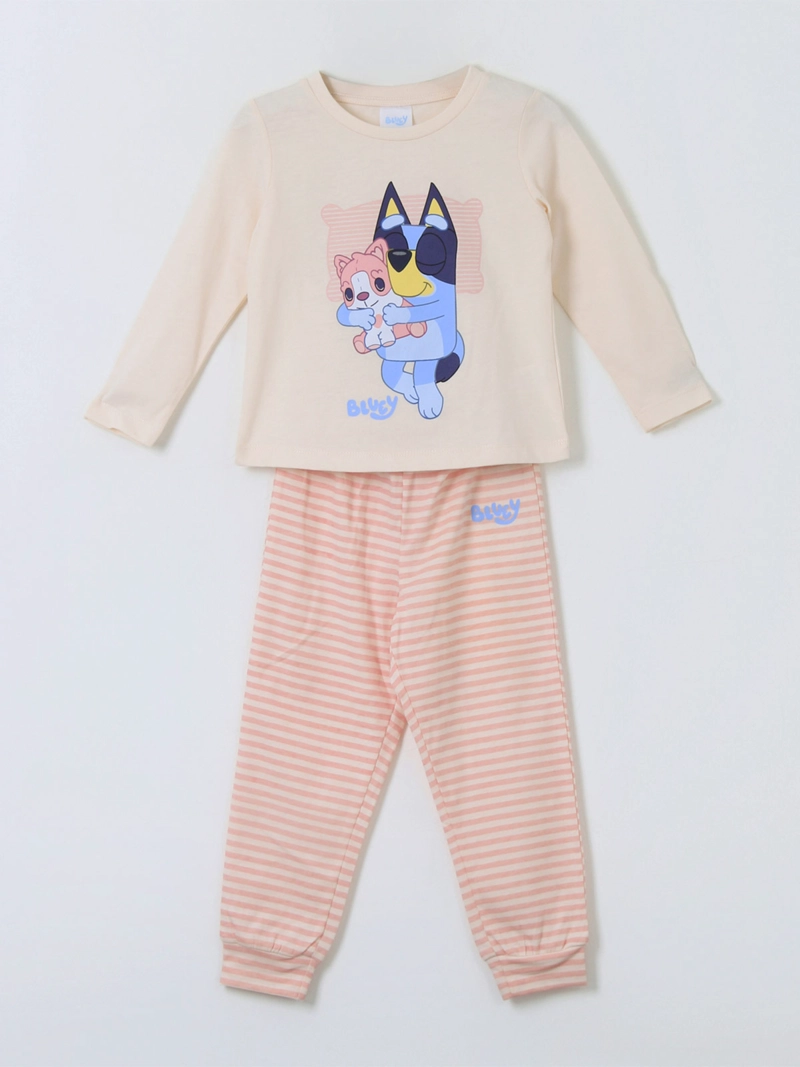 BLUEY PIJAMA NIÑA BLUEY LARGO CRUDO