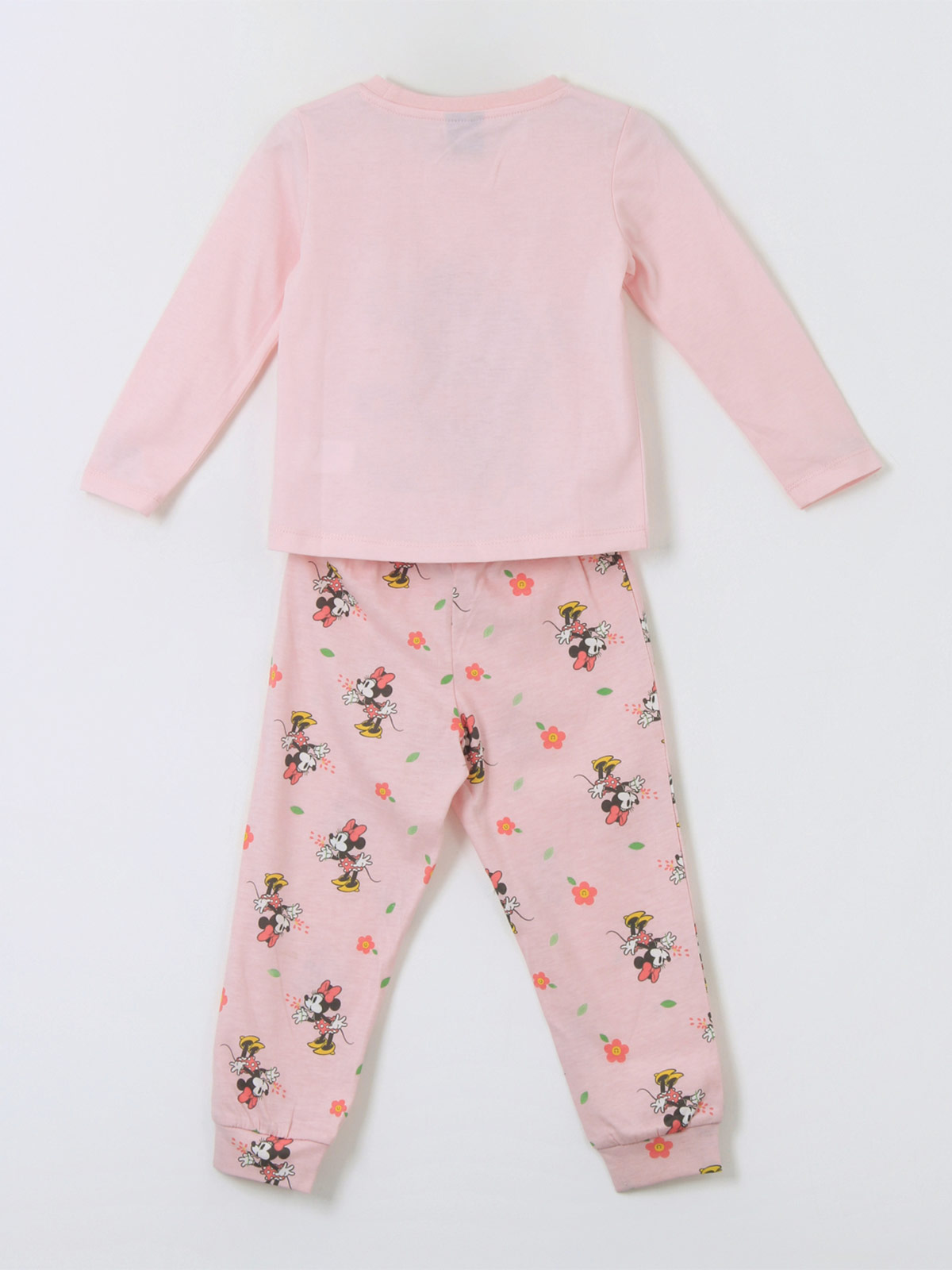 PIJAMA NIÑA MINNIE LARGO ROSADO - 2