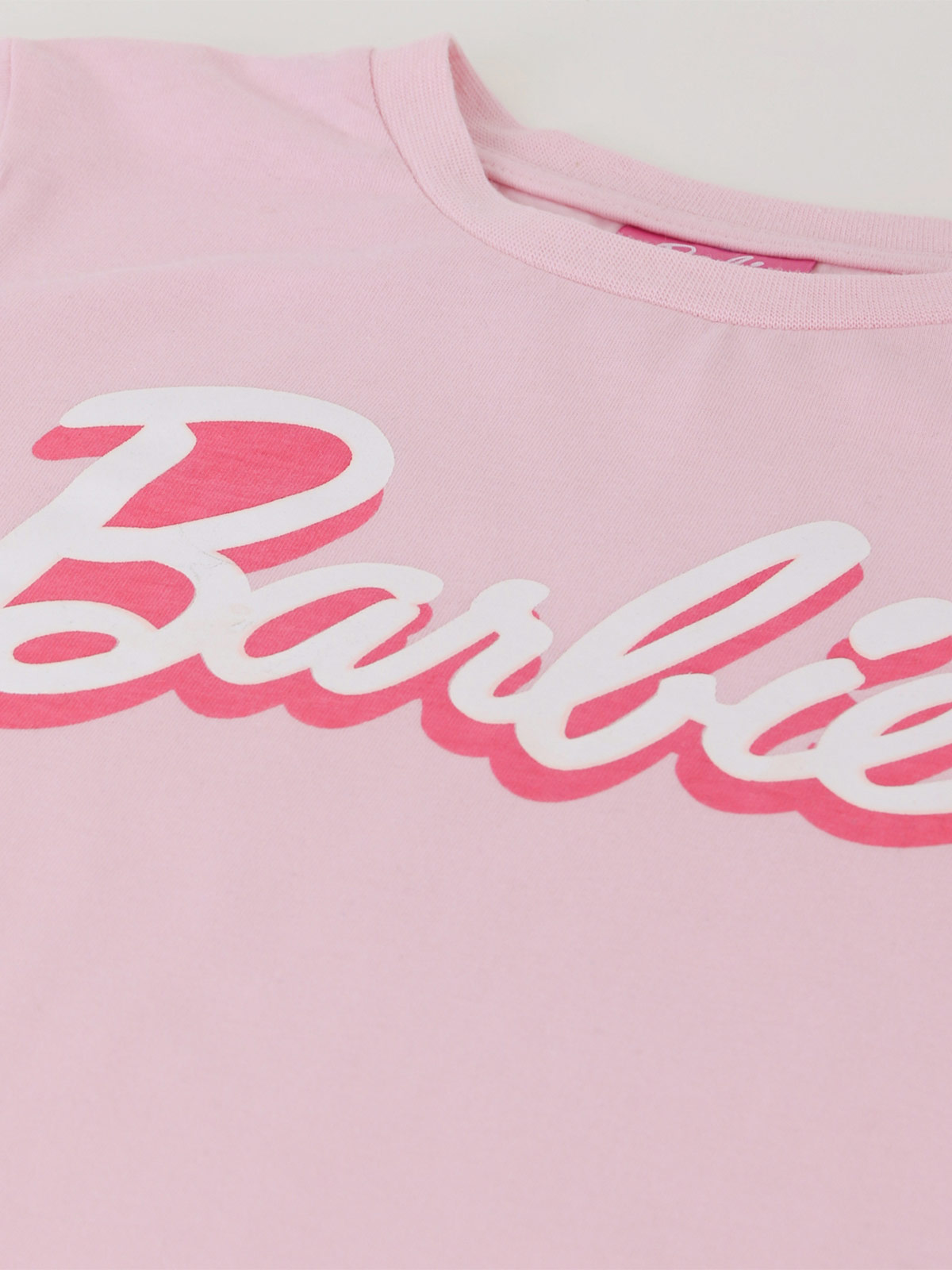 PIJAMA NIÑA BARBIE LARGO ROSADO - 3