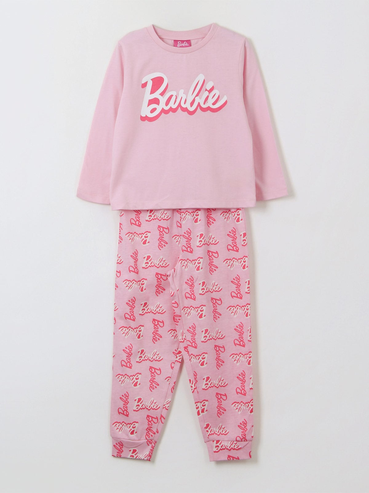 BARBIE PIJAMA NIÑA BARBIE LARGO ROSADO