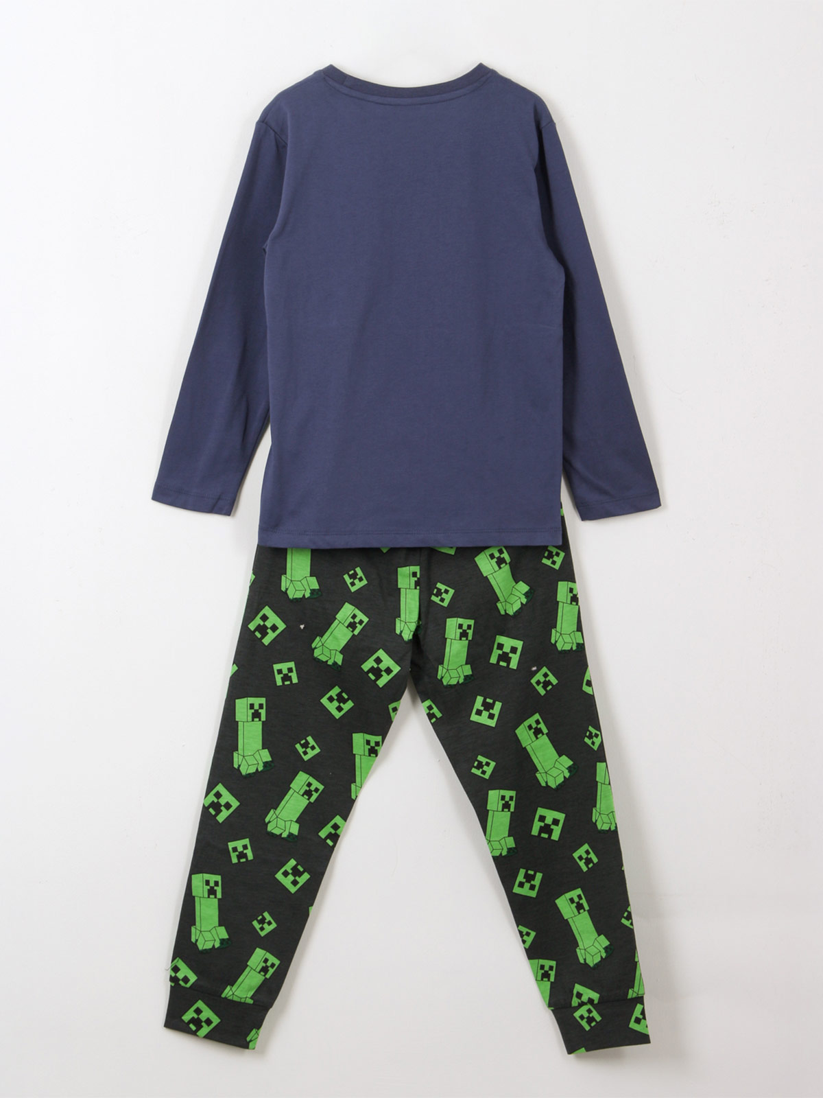 PIJAMA NIÑO MINECRAFT LARGO AZUL - 2