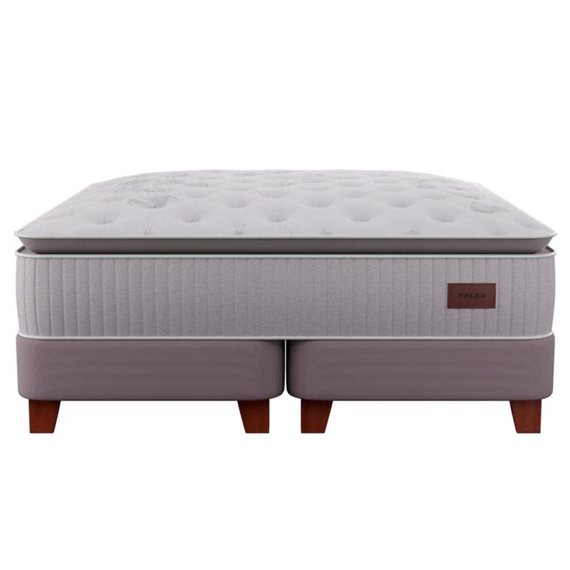 CAMA EUROPEA FLEX HERITAGE BOX KING GRIS - 2