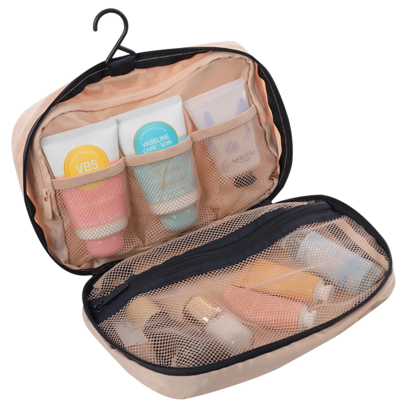 ORGANIZADOR BAÑO VIAJERO TOTTO ALL-IN ROSADO - 4