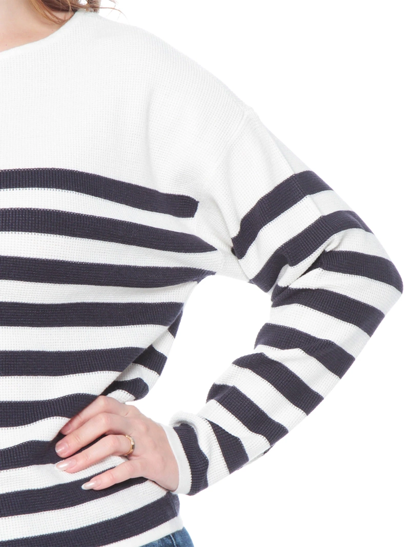 SWEATER MUJER WADOS MANGA LARGA A RAYAS - 6