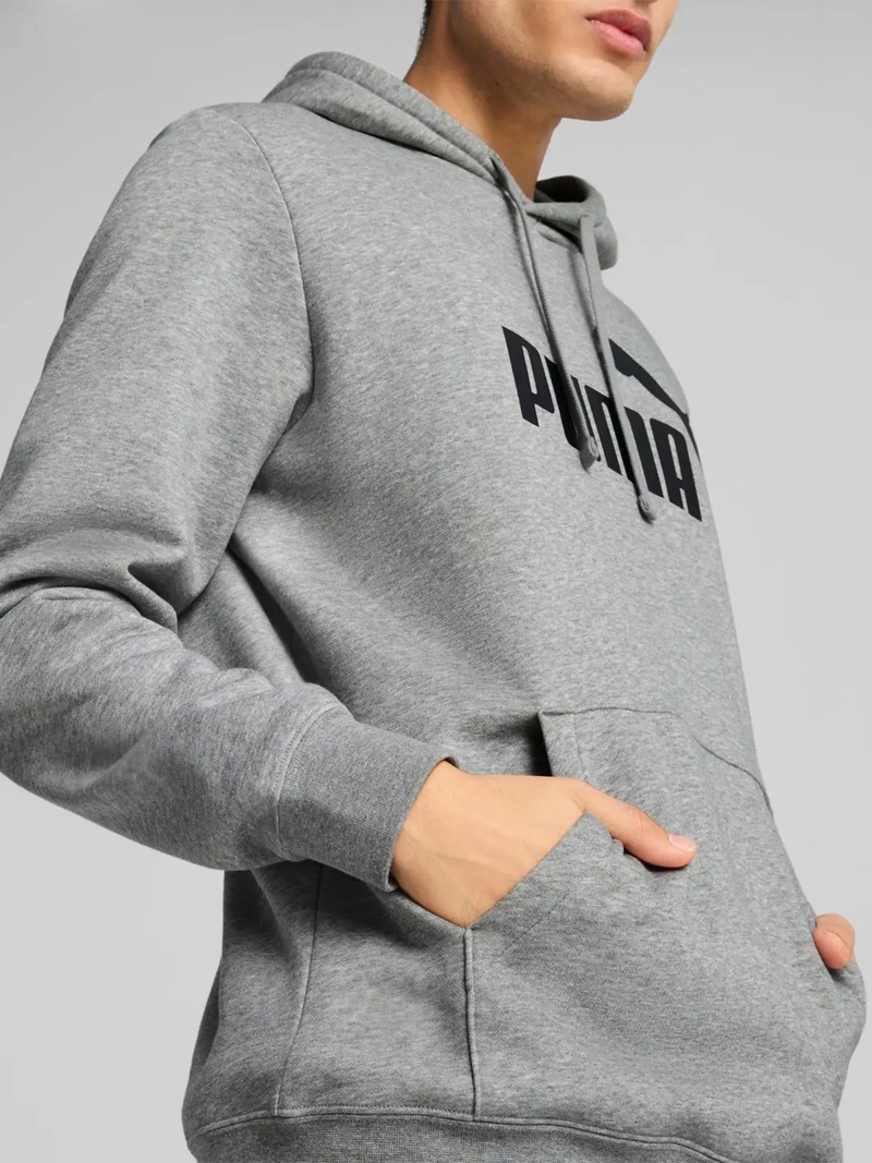 POLERÓN CON CAPUCHA HOMBRE PUMA ESSENTIALS NO.1 LOGO FRISA - 4
