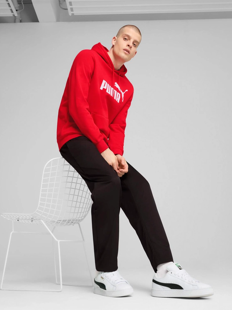 POLERÓN CON CAPUCHA HOMBRE PUMA ESSENTIALS NO.1 LOGO FRISA - 5
